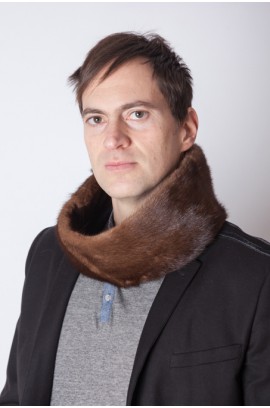 Mink fur neck warmer - unisex